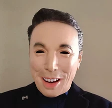 Masquerade Halloween Latex Fancy Elon Musk Head Mask Carnival party Cosplay Prop