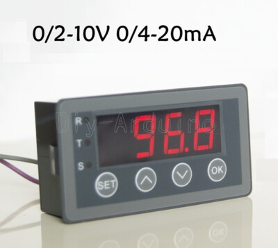 Digital Display Meter 0-10V 0-20mA 2-10V 4-20mA Analog Input Display Meter