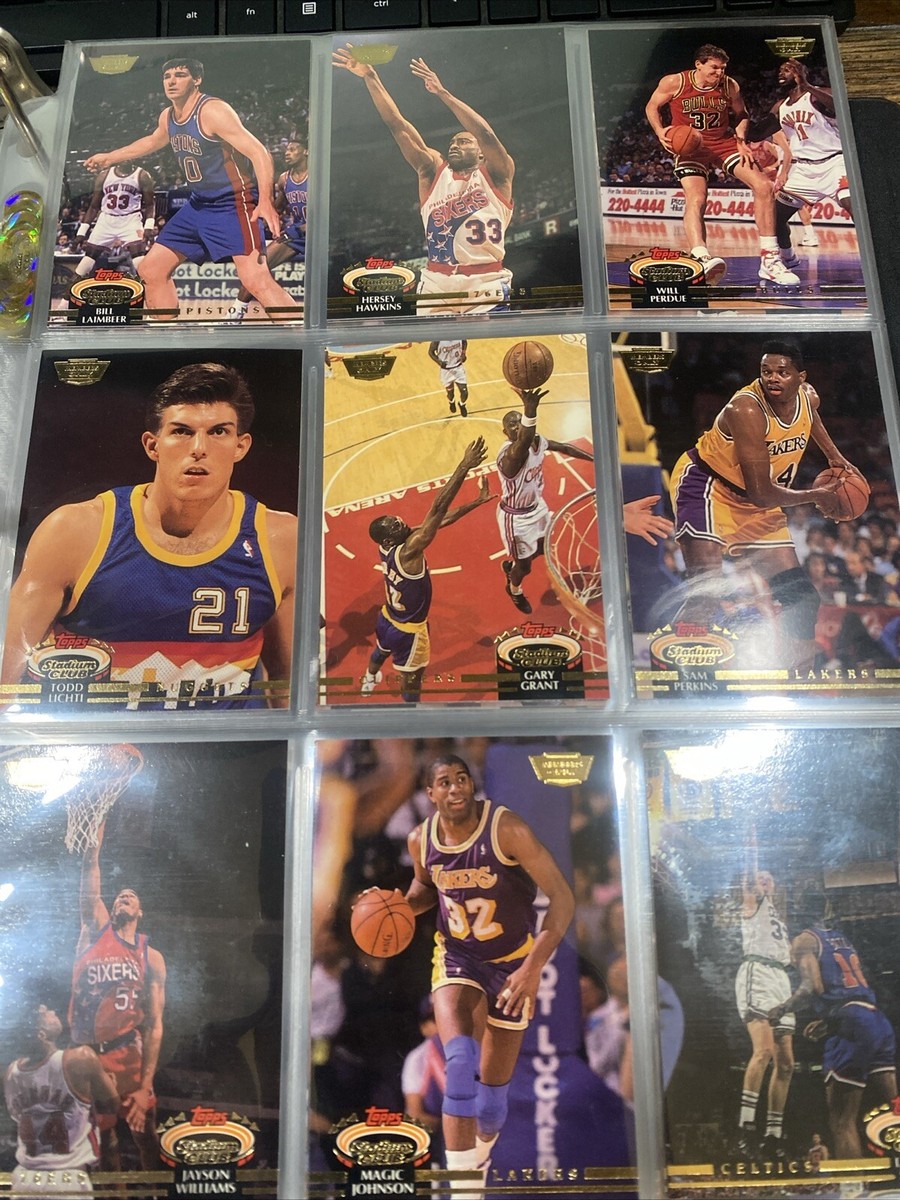 1992-93 Basketball Stadium Club Members Only Set with Beam Team