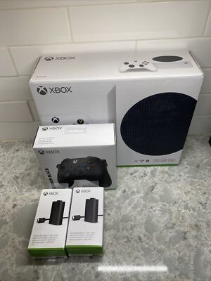 Microsoft Xbox Series S Game - White WITH EXTRA CONTROLLER/battery
