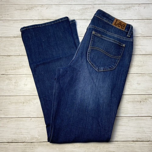 Lee Blue Denim Women Size 10 Mid-Rise 