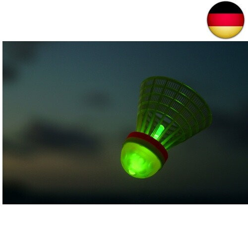 Speedminton Sport 3er Speeder Night Tube Speedminton Bälle, Gelb/Rot, - Bild 3 von 4