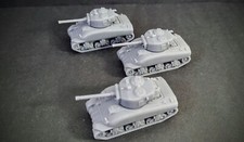 Bolt Action 28mm U.S. M4A1 Sherman 76mm Tank Platoon X3 1/56th scale ww2