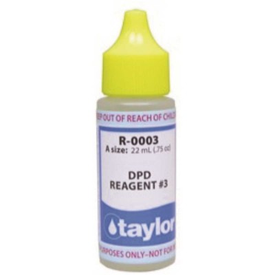 3/4 oz. Test Kit Replacement Reagent Refill Bottles DPD Reagent #3