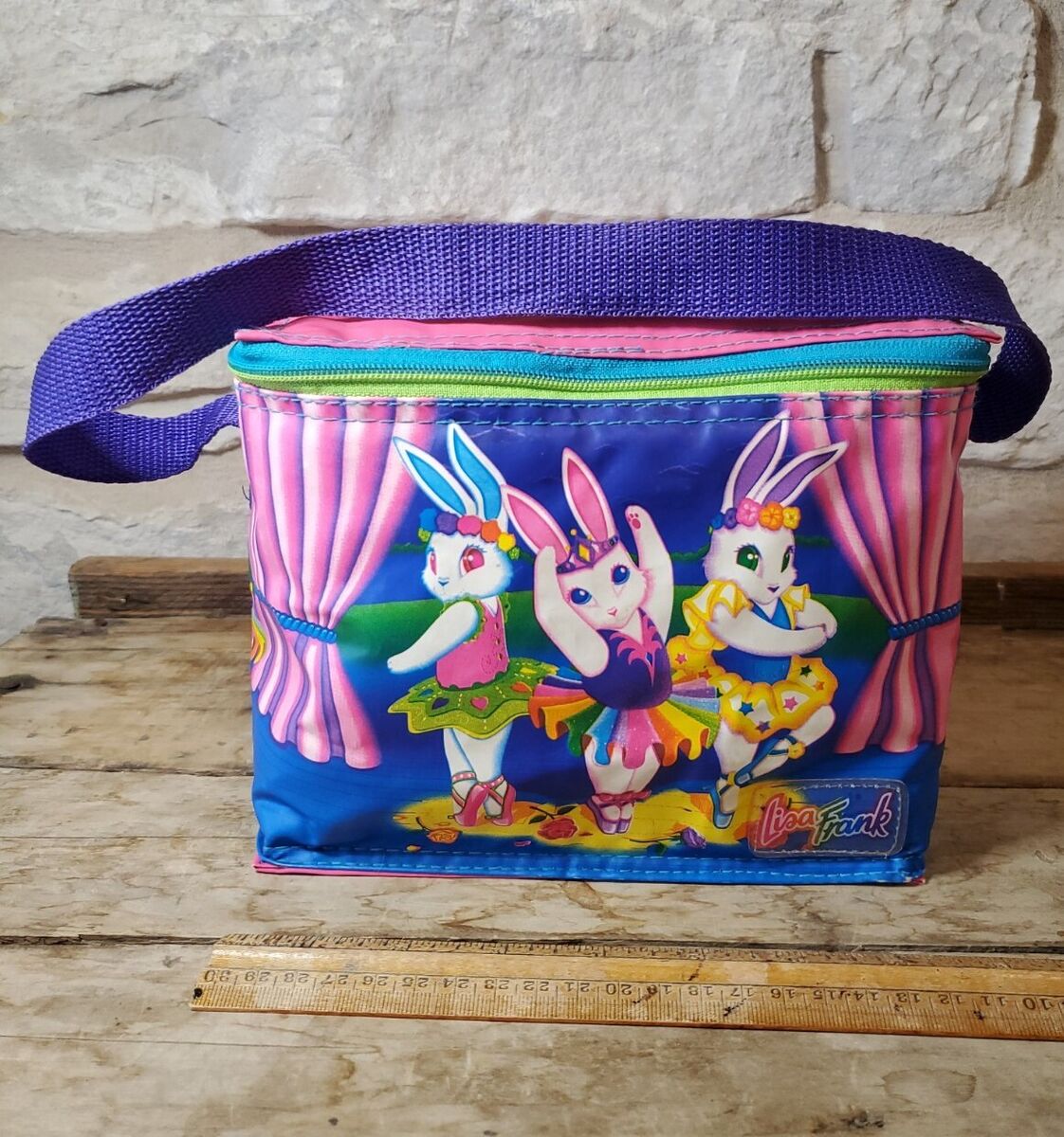Vtg Lisa Frank RETIRED Ballerina Bunnies Lunch Box Cooler Vtg Lisa Frank RETIRED Ballerina Bunnies Lunch Box Cooler