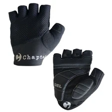 Chaptah Race Pro III Short Finger Gloves — Small / Black —AUS STOCK— Bike