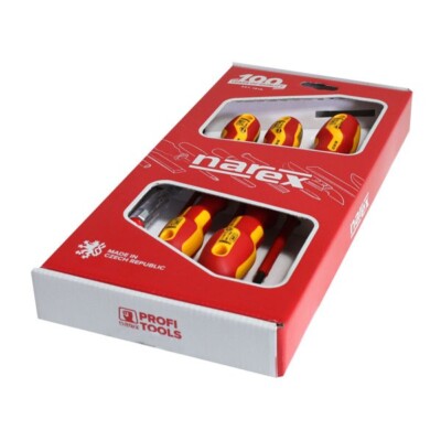 Narex Schraubendreher Set SLIM 5-teilig mit Spannungsprüfer - NAR-855110