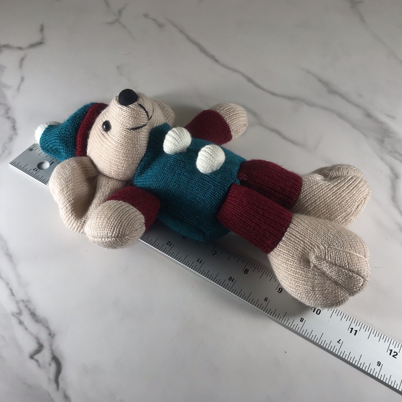 DAN DEE COLLECTOR'S CHOICE KNIT BEAN BAG MOLLY MOUSE HOLIDAY PLUSH ANIMAL