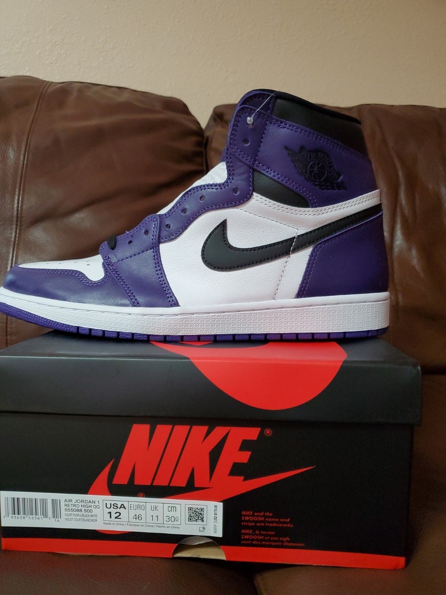 Brand NEW deadstock Size 12 - Jordan 1 Retro High OG Court  display picture 3