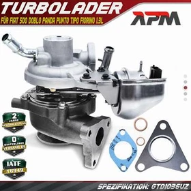 Turbolader für Fiat 500 Doblo Panda Punto Tipo Fiorino Opel Combo Corsa E 1.3L