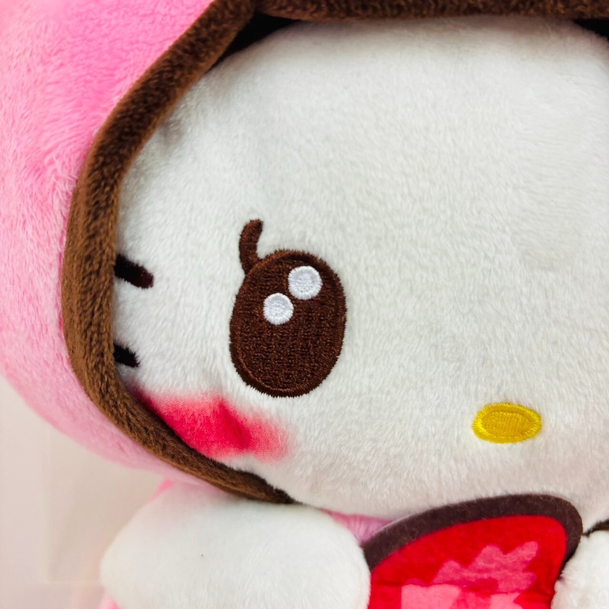 Sanrio Hello Kitty Plush Set 2 Panda Pink Red Strawberry Chocolate