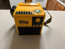 Vintgae 80s Magnavox Le Cube D8080 Portable Cassette Player Boombox AM FM STEREO