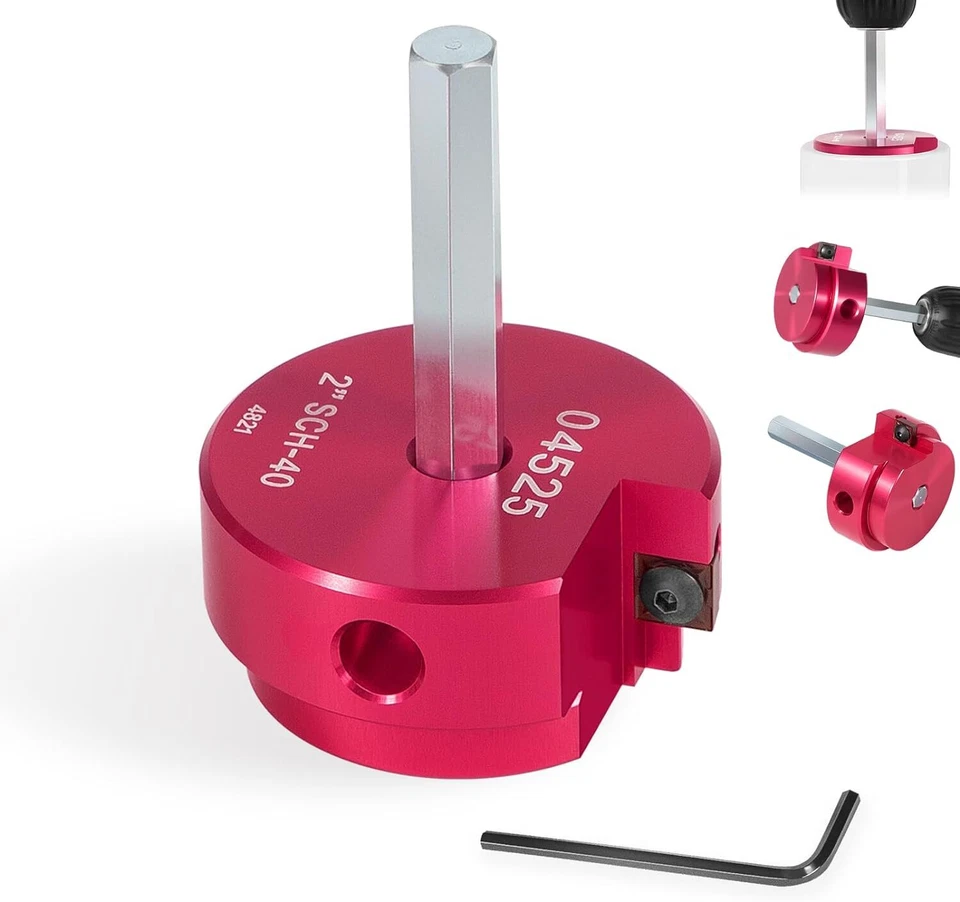 04525 PPR200 2" Clean Reamer Extreme Plastic Pipe Fitting Reamer Tool PVC CPVC - Image 2 of 4