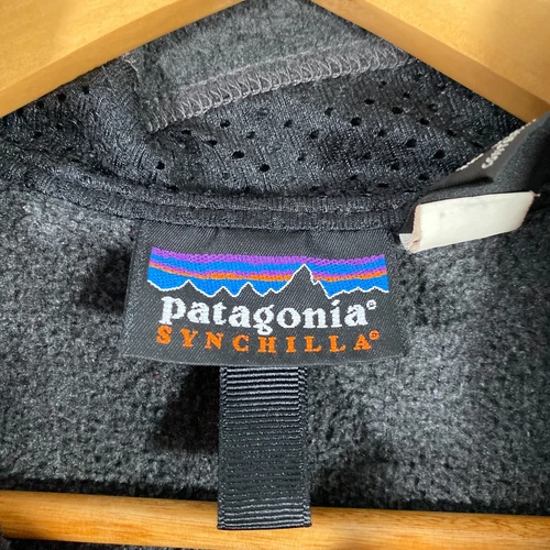 Patagonia Jacket Womens M Grey Synchilla Fleece Vest High Arctic Vintage SP00 - Picture 4 of 16