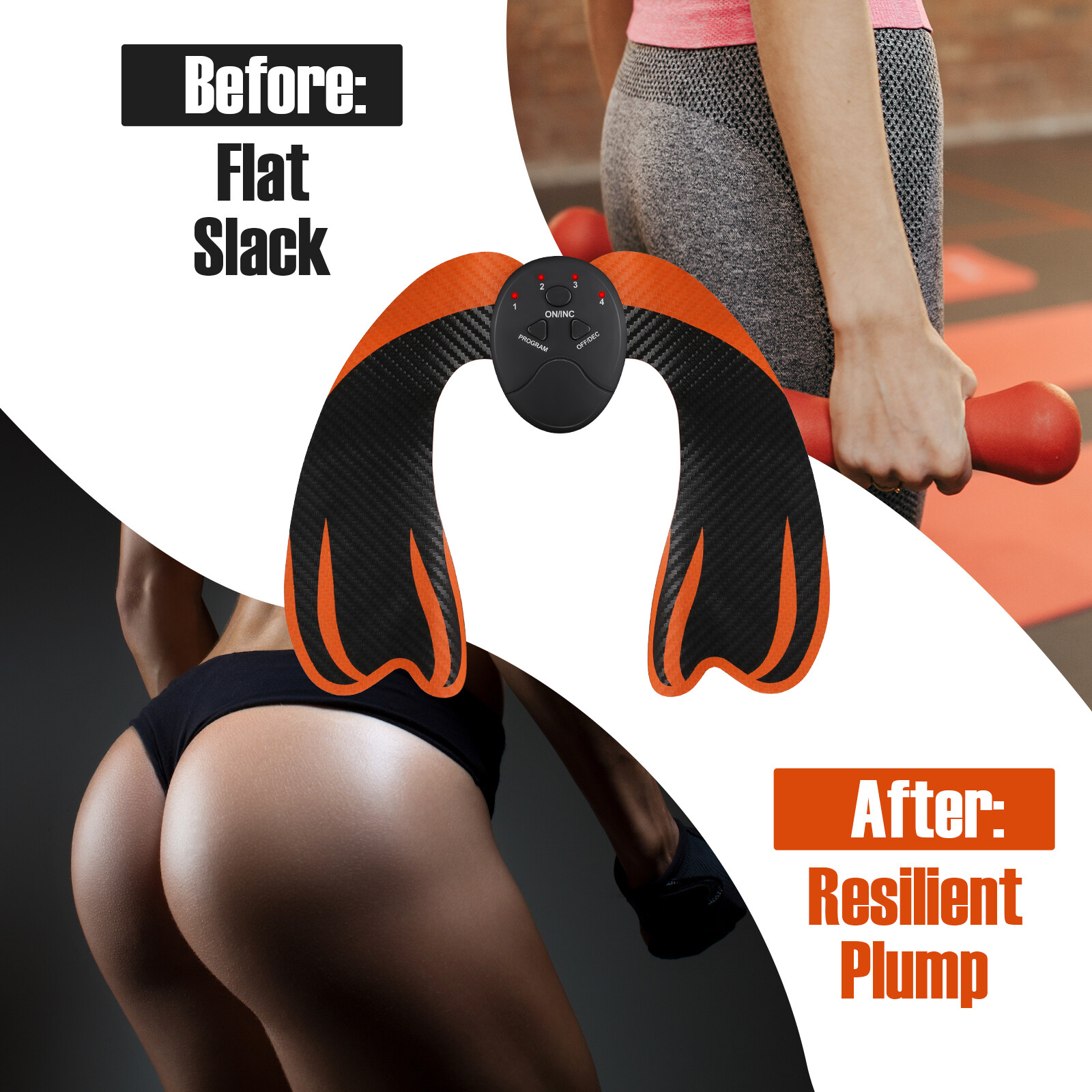 Rechargeable EMS Hips Trainer Hips Muscle Stimulator Hip Butt Lifter Training