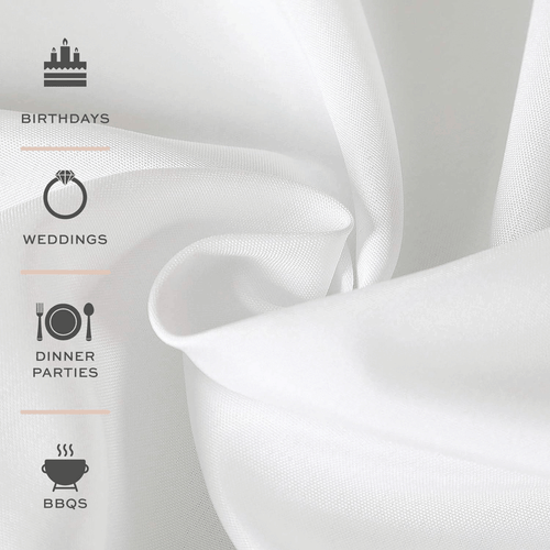 2 Square Tablecloth Covers 52x52 Inch Table Covers for Square or Round Table - Imagen 6 de 7