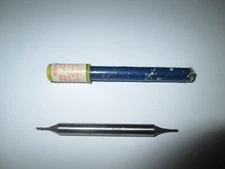 Weldun 1/32" Double End Mill 3/16" Shank HSS 2 Flute Old Stock Unused.
