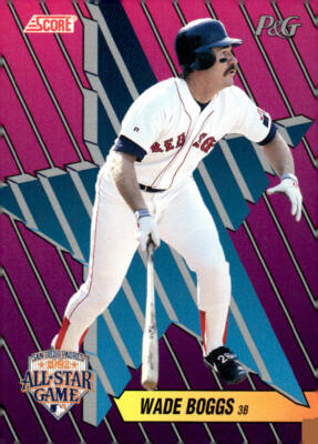 1992 Score Procter & Gamble #4 Wade Boggs