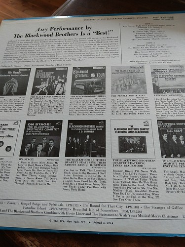 The best of the blackwood brothers LP Vinyl Record/We Combine Ship - Picture 3 of 6