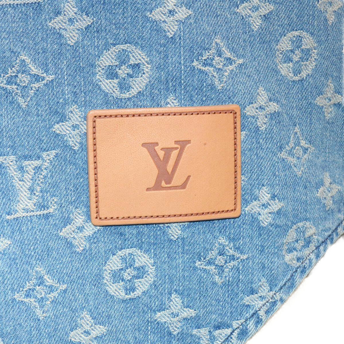 BLUE DENIM MONOGRAM X SUPREME FABRIC