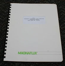 PORTABLE ULTRASONIC FLAW DETECTOR Manual Magnaflux FX-1 #221010 1988