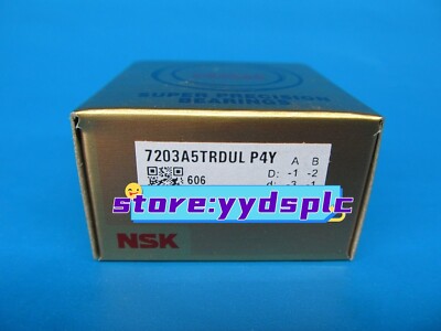 NSK 7207CTRDBLP4Y Super Precision Angular Contact Spindle Bearings - ABEC-7 Grade, Set Of Two, Made In Japan