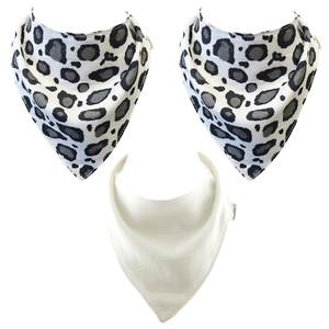 leopard print bib