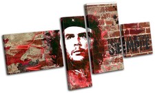 Che Guevara Iconic Celebrities MULTI CANVAS WALL ART Picture Print VA