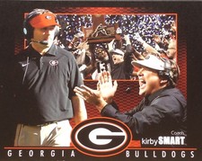 Georgia Bulldogs football 2021 National Champions Coach Kirby Smart print