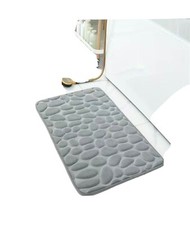 Super Water Absorbent Soft Memory Foam Bath Mat Non-Slip Bathroom Shower Rug