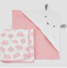 baby girl bath towel sets