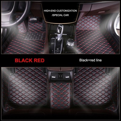 Automatten Für Audi A6 97-04 05 11 12-18 18 25 C5 C6 C7 C8 5seats PU Ledermatten