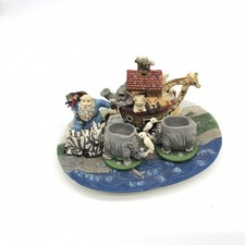 Noah  s Arc Miniature Mini Tea Set Collectible Vintage
