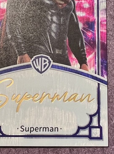 Superman 🔥 2024 Kakawow Cosmos Warner Bros. Lucky Mini Art Auto /5 SSP DC RARE - Picture 2 of 13