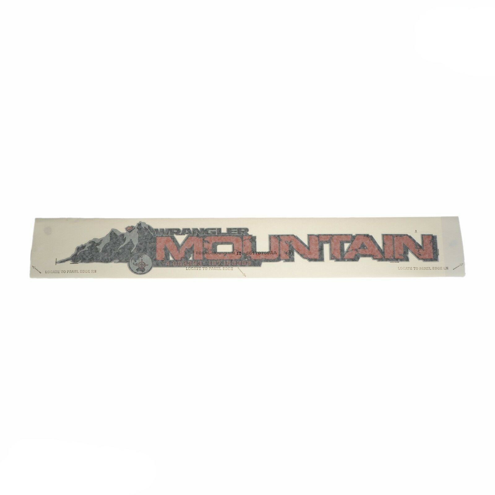 Calcomanía de capó para Jeep Wrangler 2007-2017 (N/P OEM)