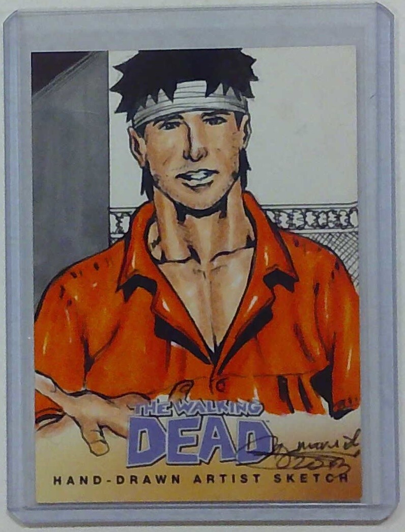 WALKING DEAD COMIC BOOK SKETCH CARD SET 2 BILLY GREENE ARTIST MARK