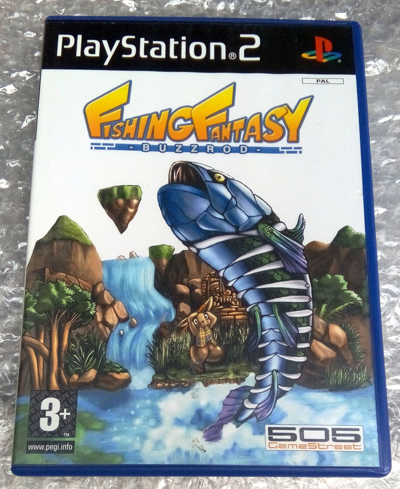 Jeu Playstation 2 ps2 Fishing Fantasy buzzrod pal jeu vidéo de pêche argus