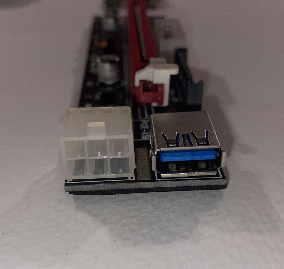 Ubit 3pcs PCI-E Riser for Mining 6 Pin Powered GPU apple ipad extension mac pc - Image 3 of 4