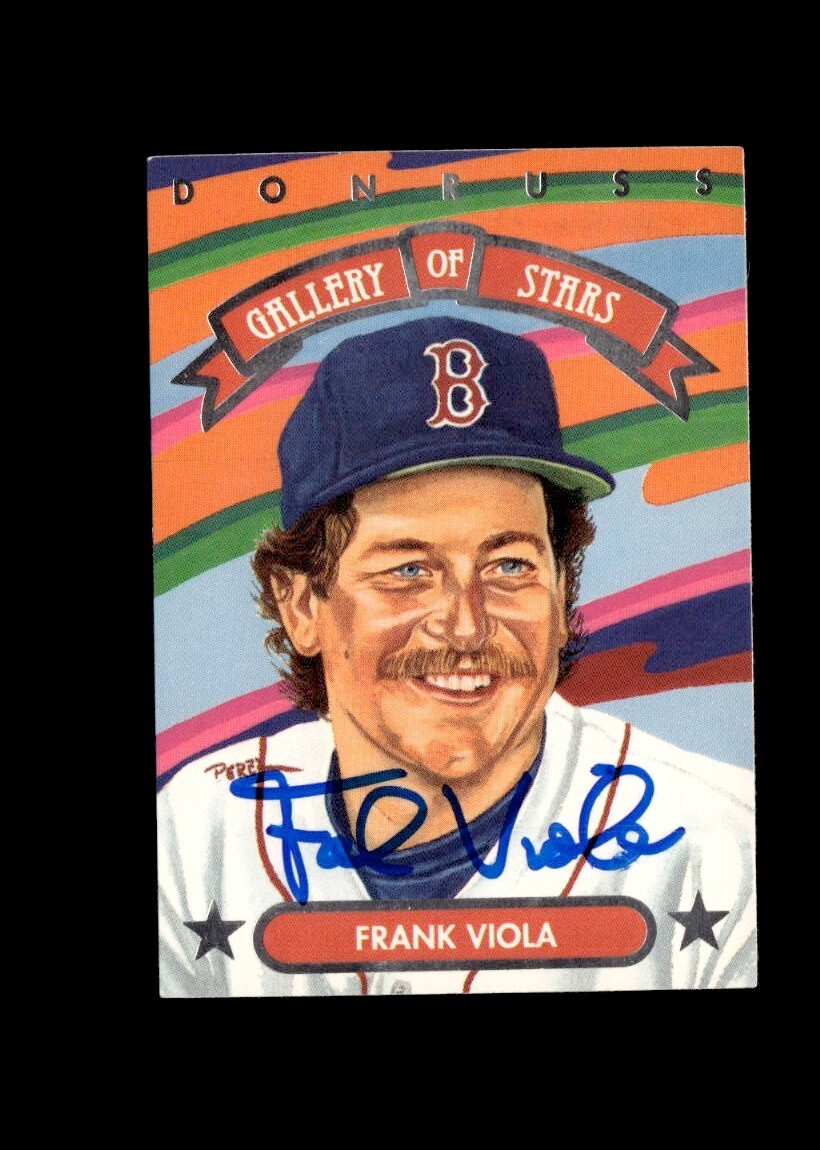 Frank Viola 1992 Donruss Diamond Kings authentic autographed card eBay