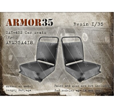 Armor35 1/35 UAZ-452 Car Seats (2pcs)