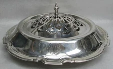 VINTAGE 1921 TIFFANY & CO STERLING SILVER FLOWER ARRANGEMENT CENTER PIECE BOWL