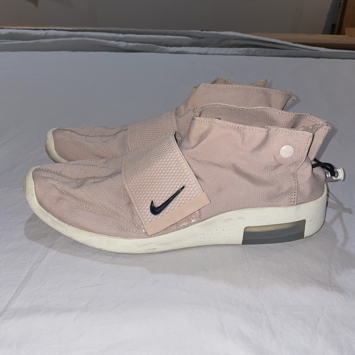 Nike Air x Fear Of God FoG Moc Moccasin Particle Beige White AT8086-200 sz 