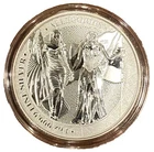 2019 Germania Columbia Allegories 5 Mark 1 oz .9999 Silver In Mint Capsule
