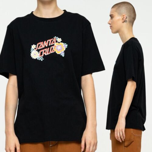 SANTA CRUZ Free Spirit Kwiatowy t-shirt. Damska koszulka ROZMIAR 8 - Deskorolka / Surf - B - Zdjęcie 1 z 6