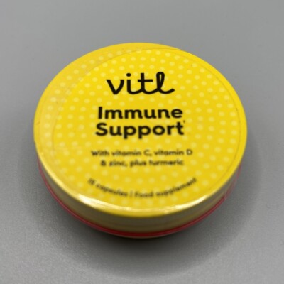 VITL Immununterstützung Vitamin C Zink Vitamin D | 15 Kapseln Nahrungsergänzungsmittel