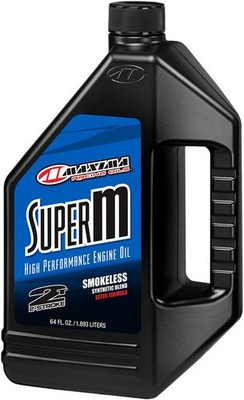 Maxima 20964 Super M Synthetic Blend Premix 2T Engine Oil 64 fl oz.