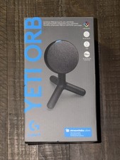 Logitech Yeti Condenser Orb Microphone Gaming Live Streaming 988000549 SEALED