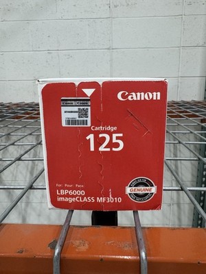 NEW, SEALED, Canon Cartridge 125 for MF3010 & LBP6000 - Black