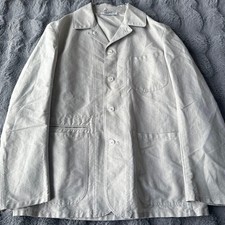 nanamica Coverall Jacket S Light Gray Linen Blend Men's Outerwear