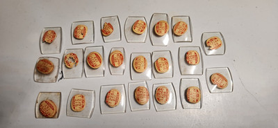 BB Durex Vintage Tonneau Crystals Lot of 21 New Old Stock